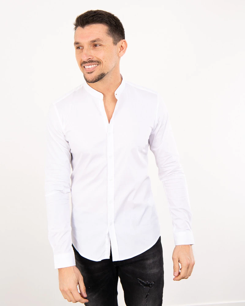 Chemise col mao