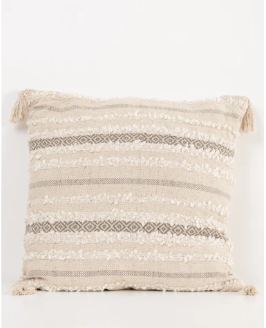 Grand coussin pompons