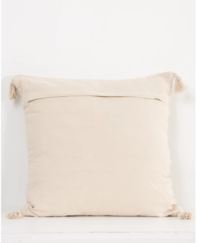 Grand coussin pompons