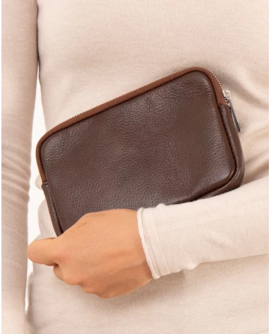 Pochette cuir