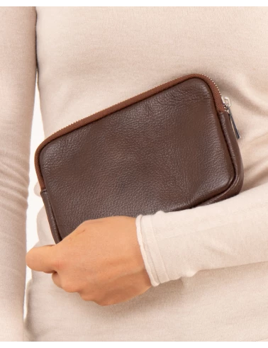 Pochette cuir