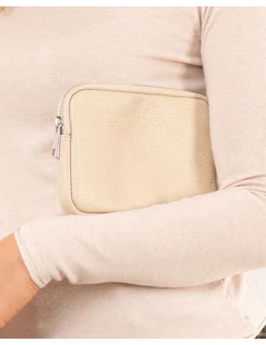 Pochette cuir