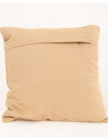 Coussin beige foncé