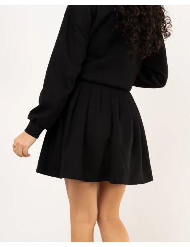 Jupe plissée coton