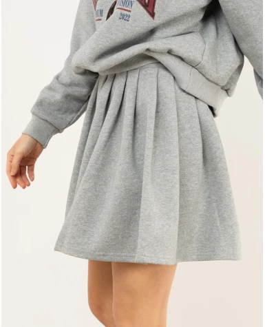 Jupe plissée coton