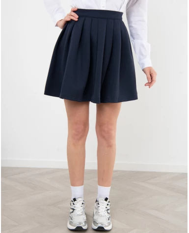 Jupe plissée coton