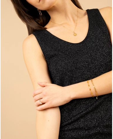 Débardeur chenille lurex