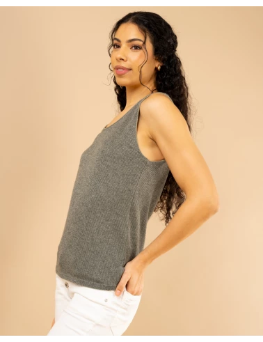 Débardeur chenille lurex