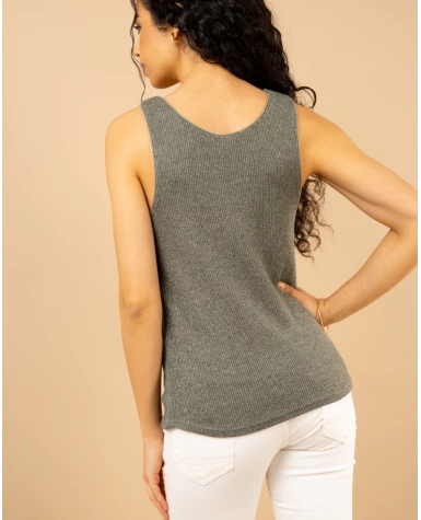 Débardeur chenille lurex