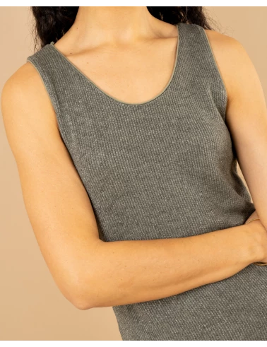 Débardeur chenille lurex