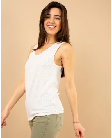 Débardeur chenille lurex