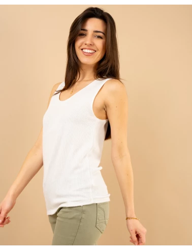 Débardeur chenille lurex
