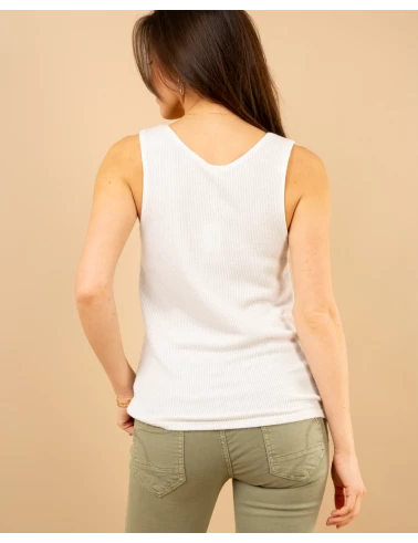 Débardeur chenille lurex