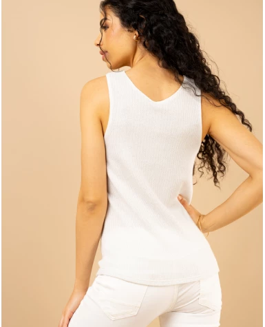 Débardeur chenille lurex