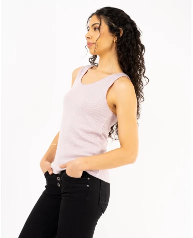 Débardeur chenille lurex