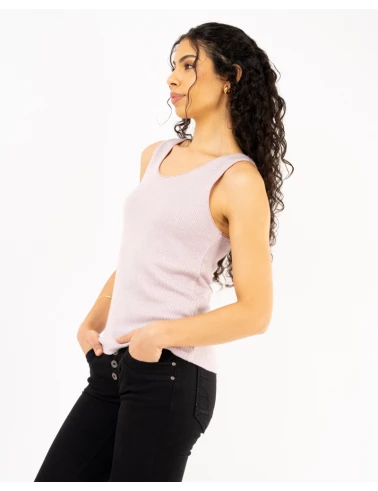 Débardeur chenille lurex