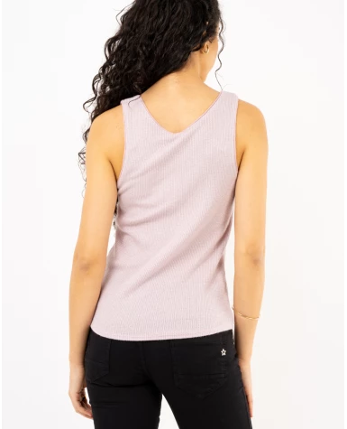 Débardeur chenille lurex