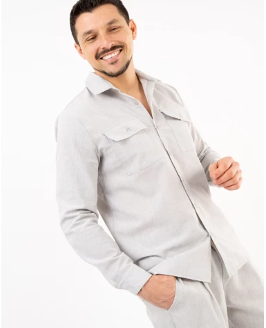 Chemise style lin