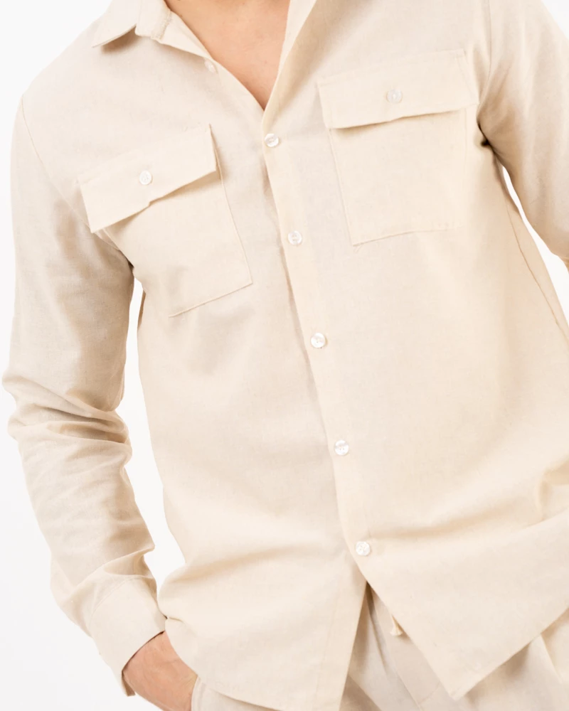 Chemise style lin