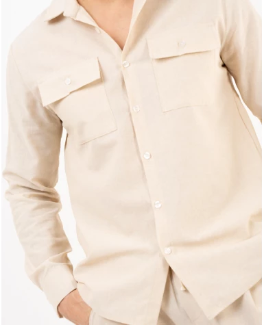 Chemise style lin