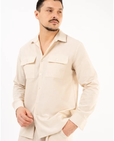 Chemise style lin
