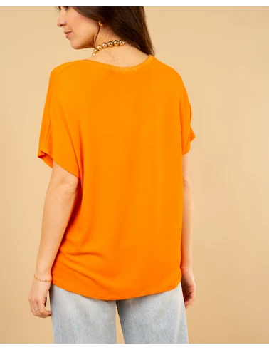 Top col lurex