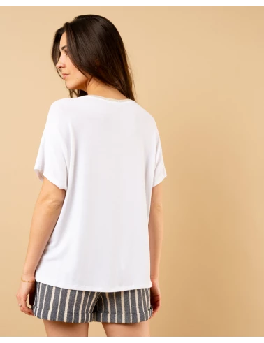 Top col lurex