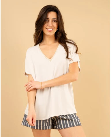 Top col lurex