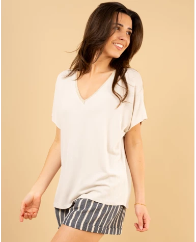 Top col lurex