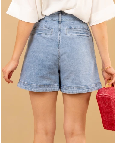 Short poches coeurs