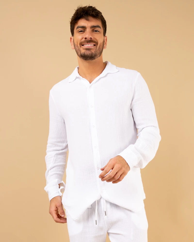 Chemise gaze de coton