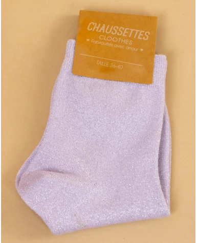 Chaussettes lurex
