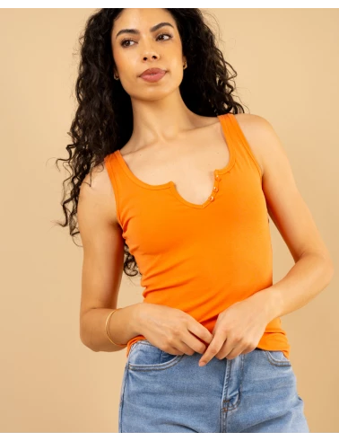 Débardeur boutons
