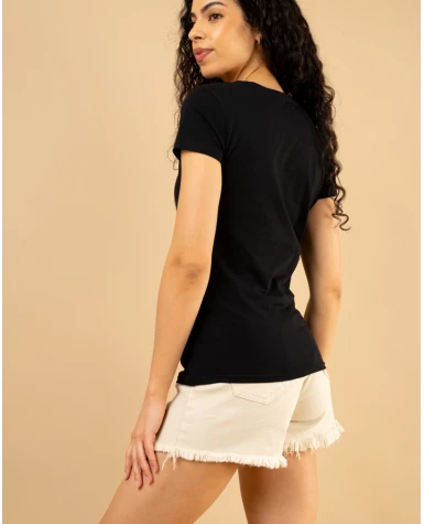 T-shirt col v
