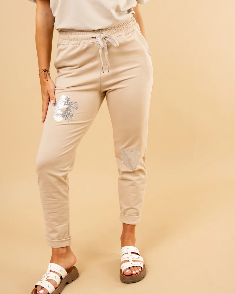 Bas de jogg fleurs