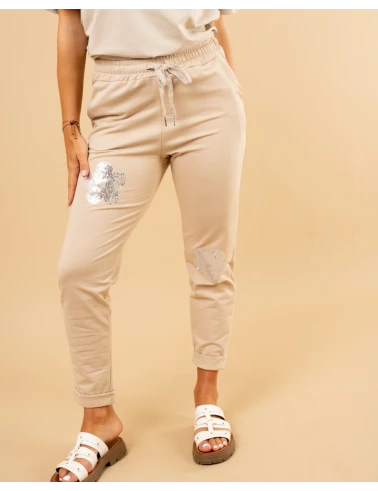 Bas de jogg fleurs