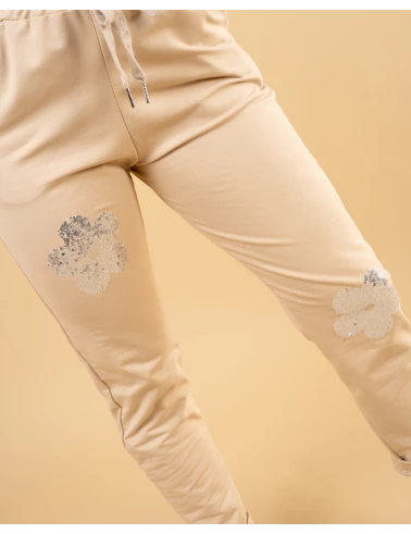 Bas de jogg fleurs