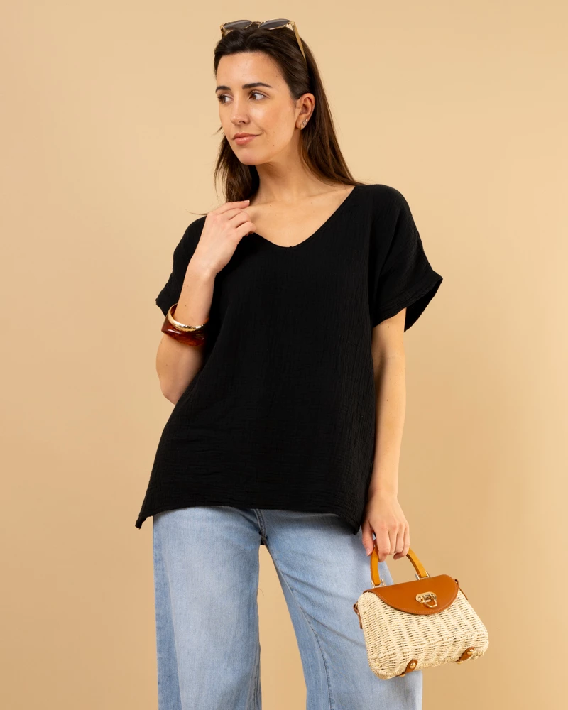 Oversize gaze de coton