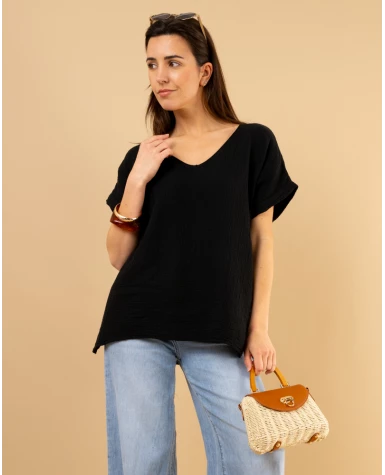 Oversize gaze de coton