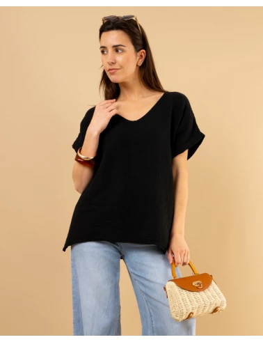 Oversize gaze de coton
