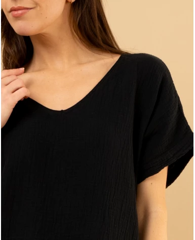 Oversize gaze de coton