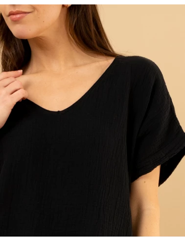 Oversize gaze de coton