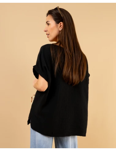 Oversize gaze de coton