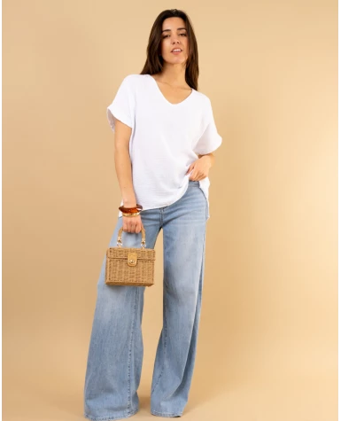 Oversize gaze de coton