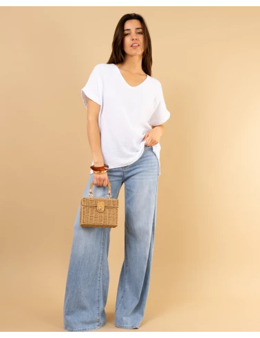 Oversize gaze de coton