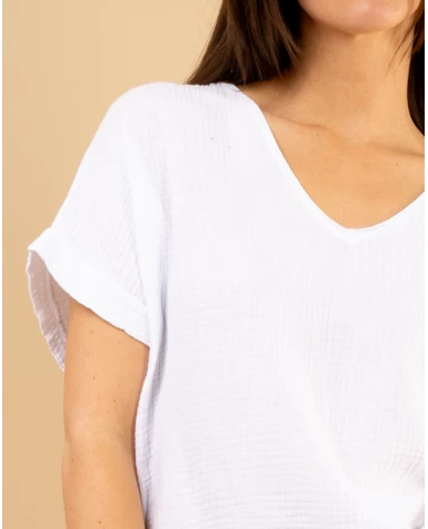 Oversize gaze de coton