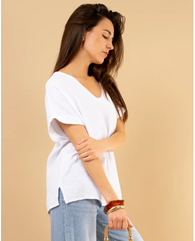 Oversize gaze de coton