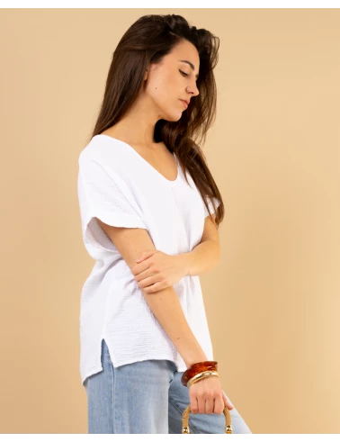 Oversize gaze de coton