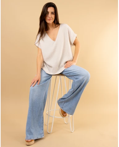Oversize gaze de coton