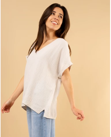 Oversize gaze de coton